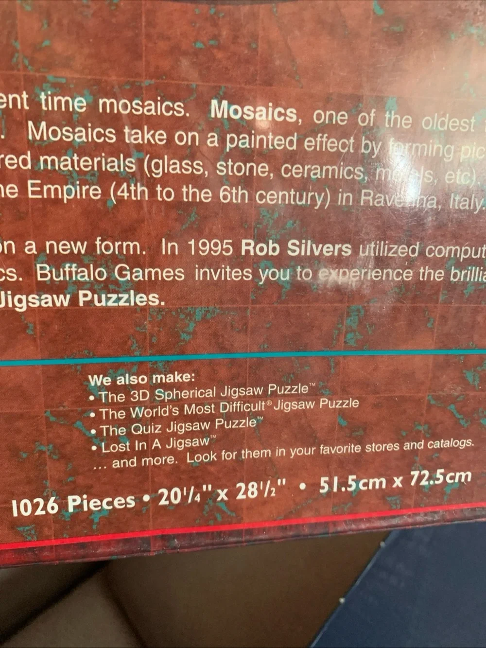 Abraham Lincoln Photomosaics 1000 Piece Jigsaw Puzzle Robert Silvers NEW Sealed!